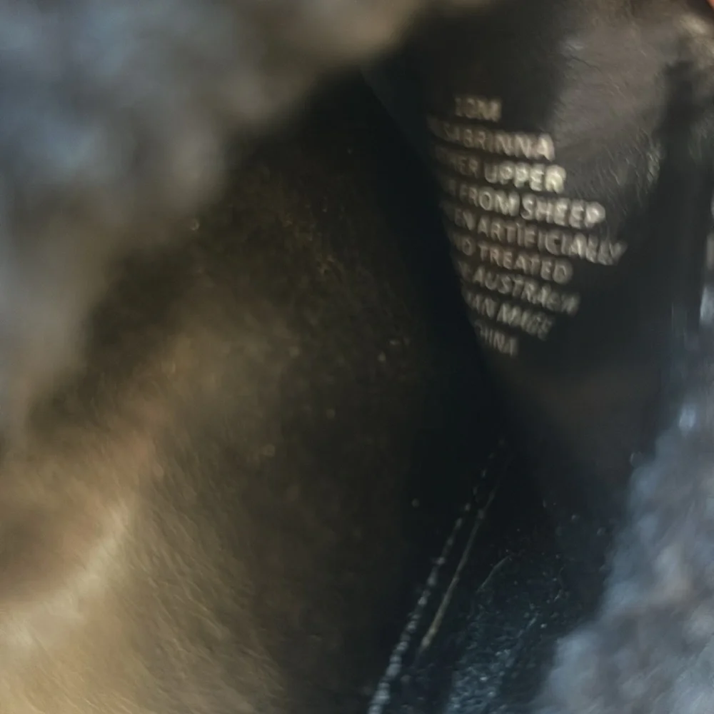 Marc Fisher LTD Womens Black Sibrinna Shearling Mules-Size 10 M   NWOB - Picture 8 of 9